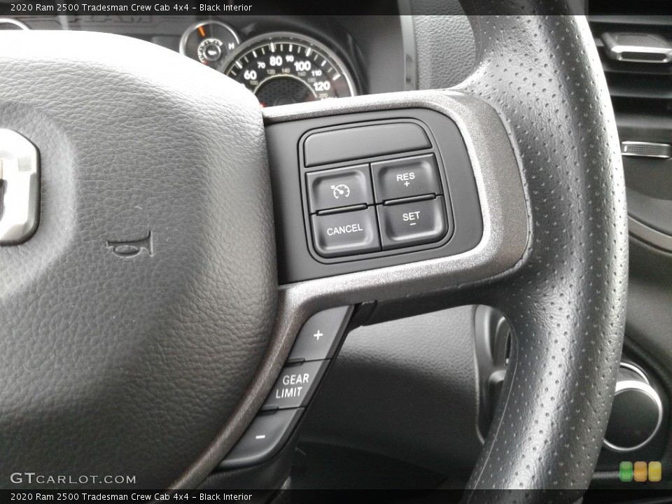 Black Interior Steering Wheel for the 2020 Ram 2500 Tradesman Crew Cab 4x4 #136850057