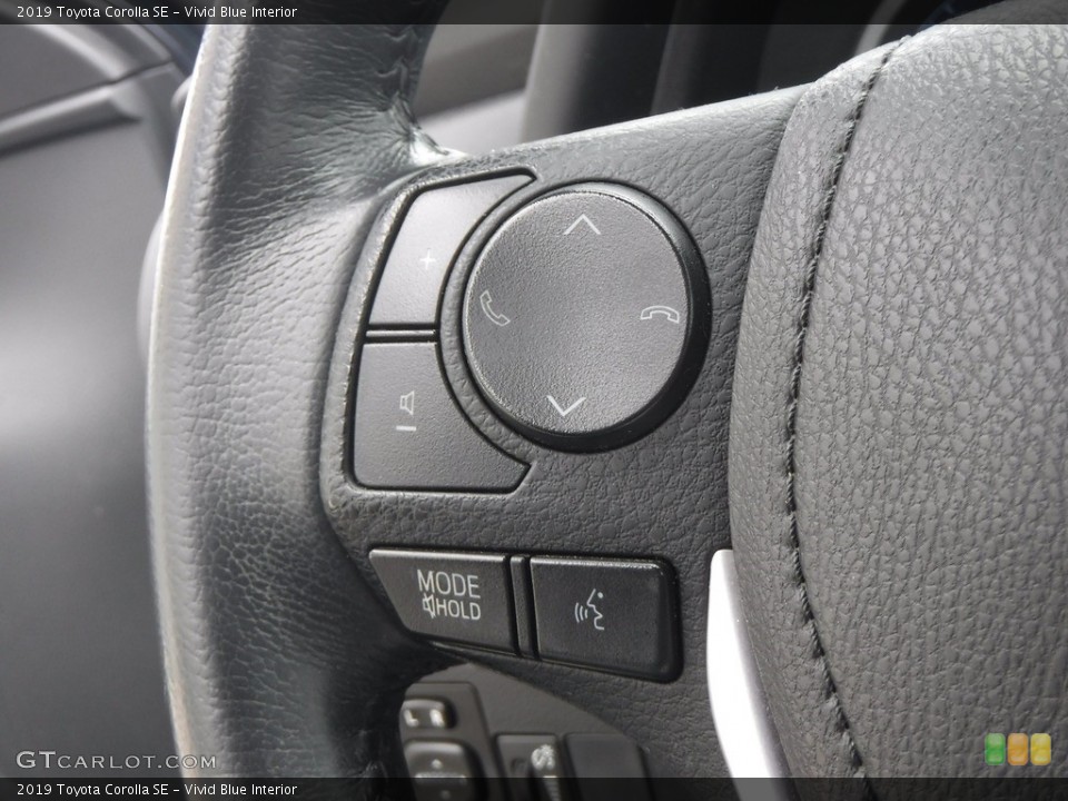 Vivid Blue Interior Steering Wheel for the 2019 Toyota Corolla SE #136850609