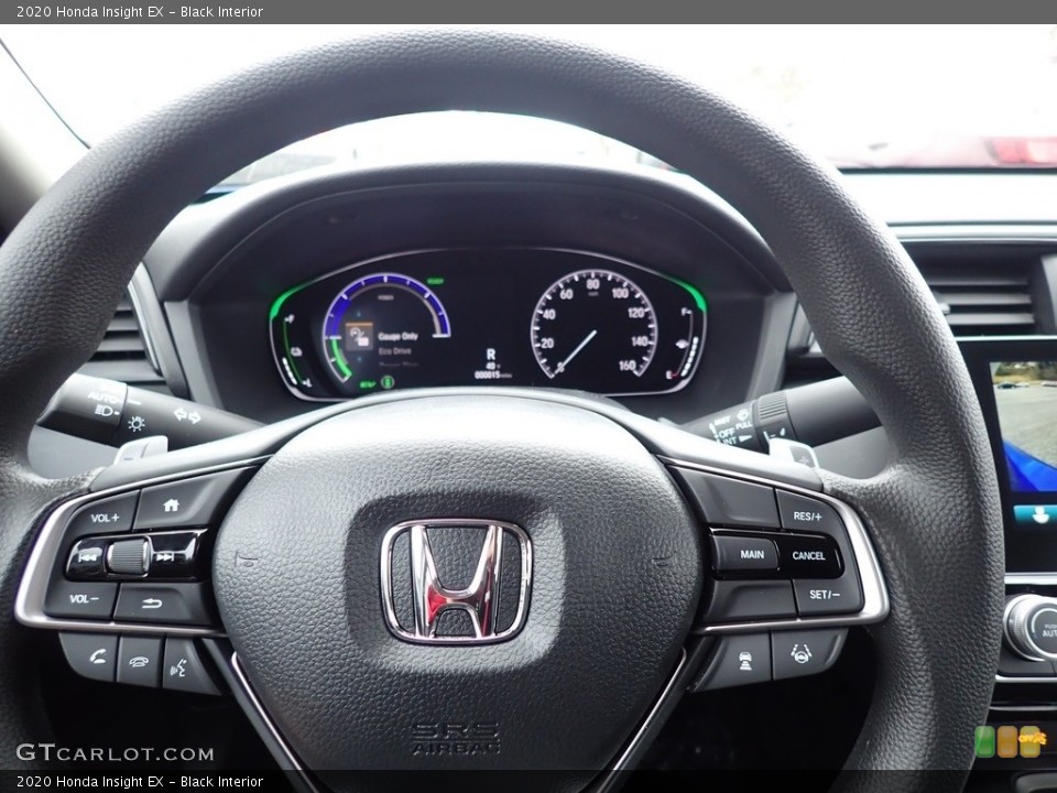 Black Interior Steering Wheel for the 2020 Honda Insight EX #136852540