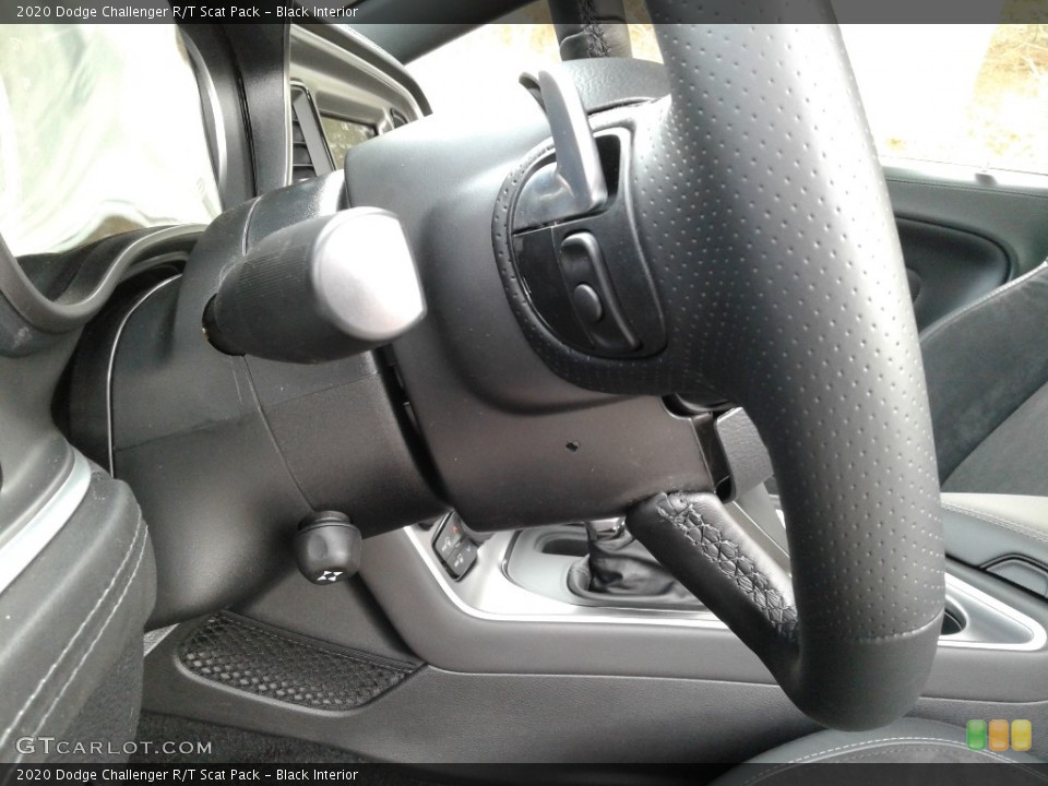 Black Interior Steering Wheel for the 2020 Dodge Challenger R/T Scat Pack #136852988