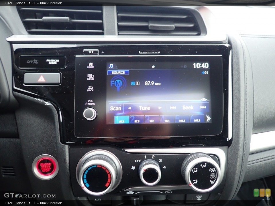 Black Interior Controls for the 2020 Honda Fit EX #136853991
