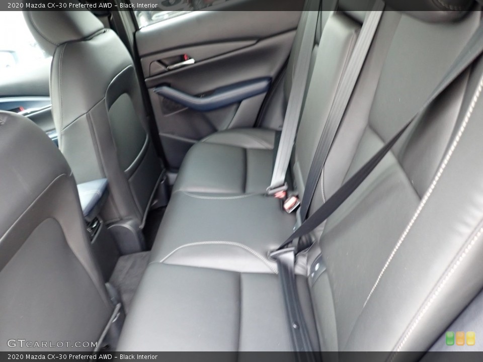 Black Interior Rear Seat for the 2020 Mazda CX-30 Preferred AWD #136855433
