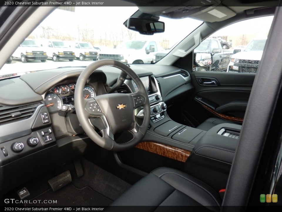 Jet Black Interior Front Seat for the 2020 Chevrolet Suburban Premier 4WD #136864905