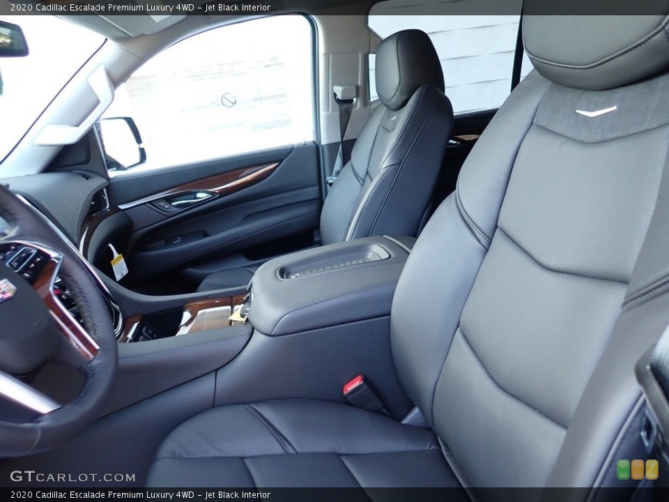 Jet Black Interior Front Seat for the 2020 Cadillac Escalade Premium Luxury 4WD #136868715