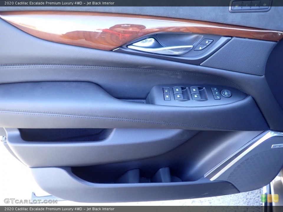 Jet Black Interior Door Panel for the 2020 Cadillac Escalade Premium Luxury 4WD #136868748