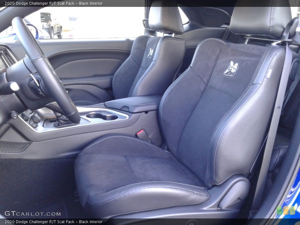 Black Interior Front Seat for the 2020 Dodge Challenger R/T Scat Pack #136869891