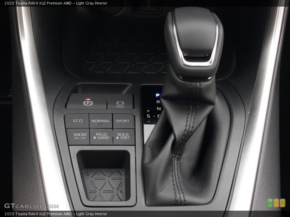Light Gray Interior Transmission for the 2020 Toyota RAV4 XLE Premium AWD #136875840