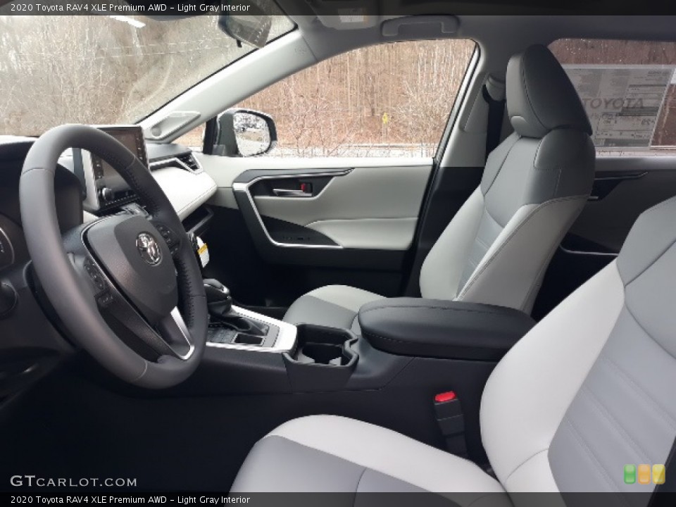 Light Gray Interior Front Seat for the 2020 Toyota RAV4 XLE Premium AWD #136875987