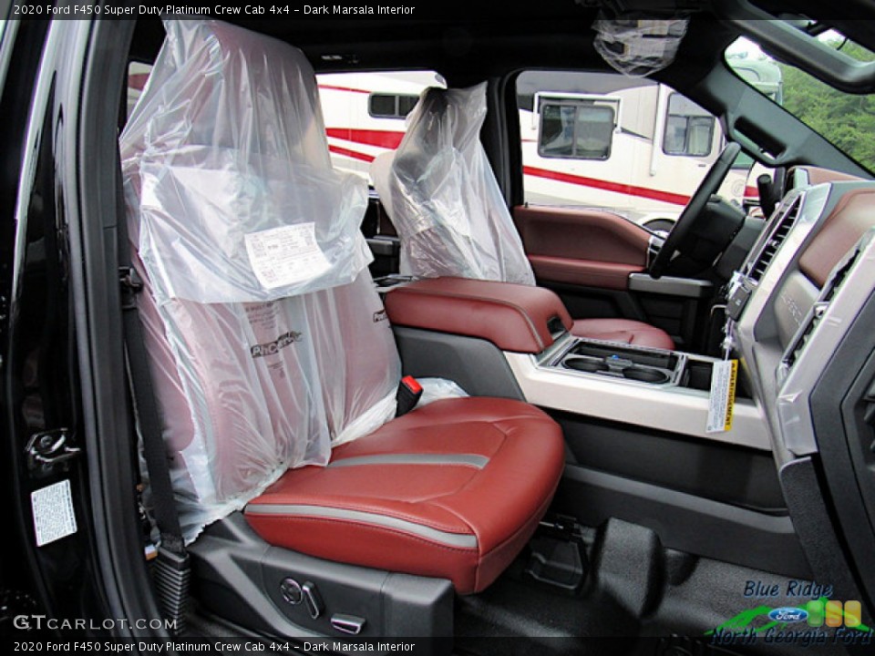 Dark Marsala 2020 Ford F450 Super Duty Interiors