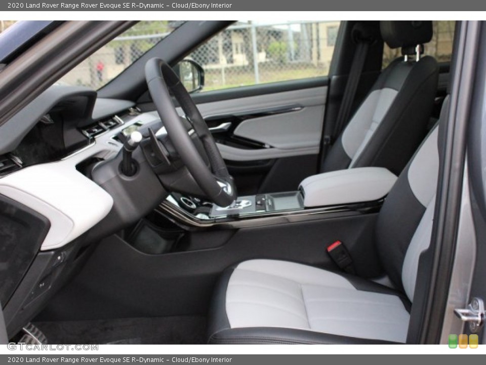 Cloud/Ebony Interior Front Seat for the 2020 Land Rover Range Rover Evoque SE R-Dynamic #136882140
