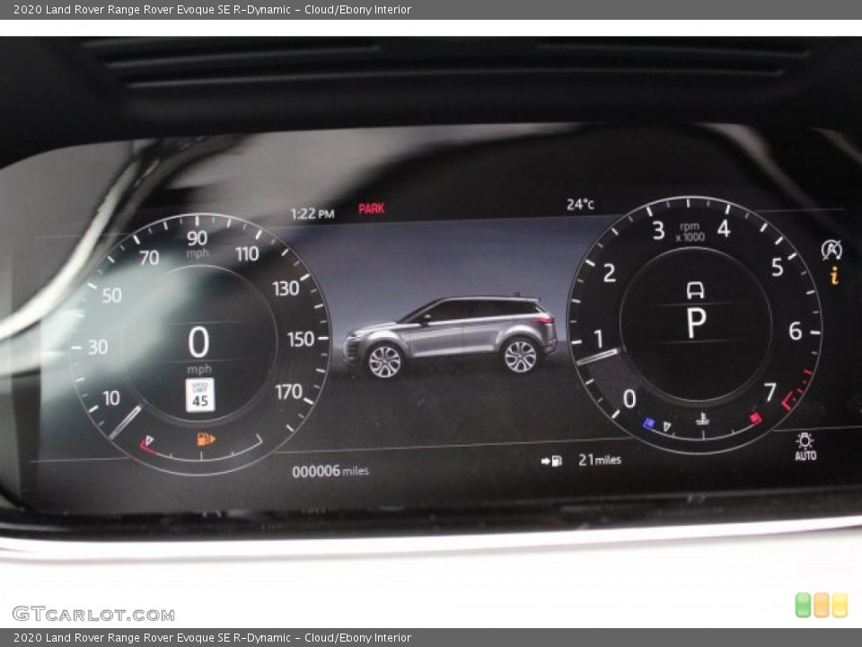 Cloud/Ebony Interior Gauges for the 2020 Land Rover Range Rover Evoque SE R-Dynamic #136882293
