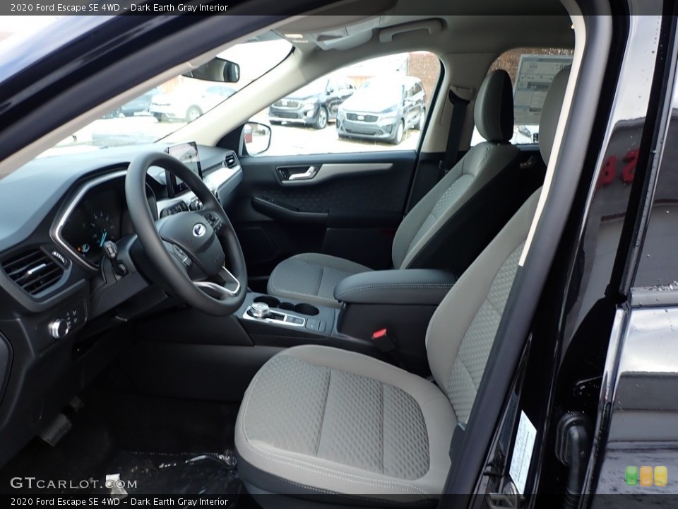 Dark Earth Gray Interior Front Seat for the 2020 Ford Escape SE 4WD #136885233