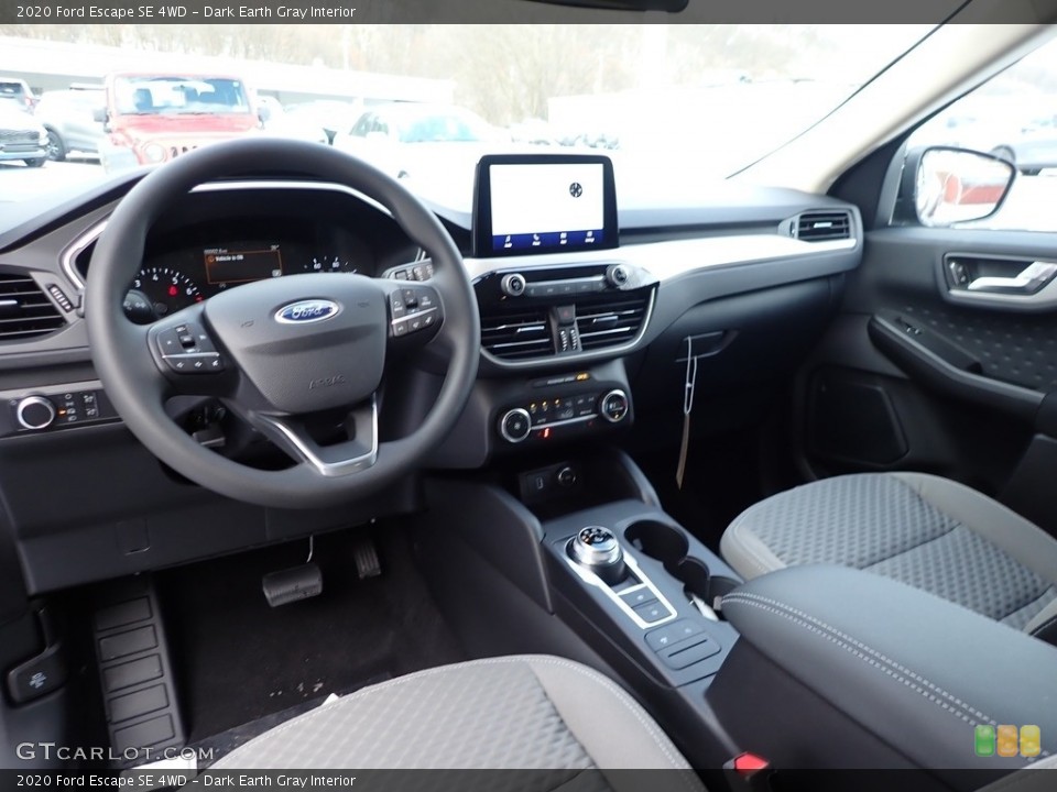 Dark Earth Gray Interior Photo for the 2020 Ford Escape SE 4WD #136885239