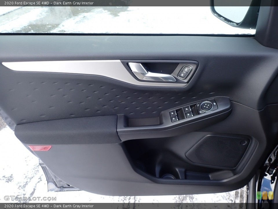 Dark Earth Gray Interior Door Panel for the 2020 Ford Escape SE 4WD #136885242
