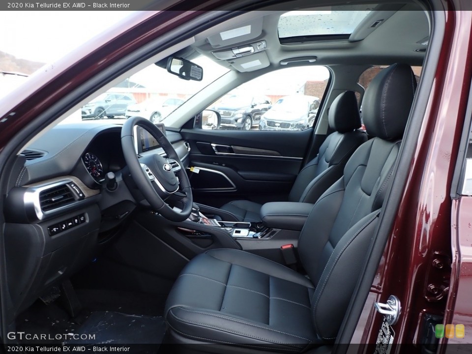 Black Interior Front Seat for the 2020 Kia Telluride EX AWD #136885353