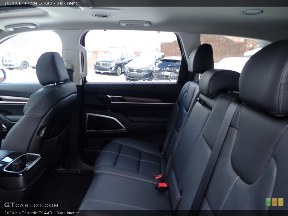Black Interior Rear Seat for the 2020 Kia Telluride EX AWD #136885356