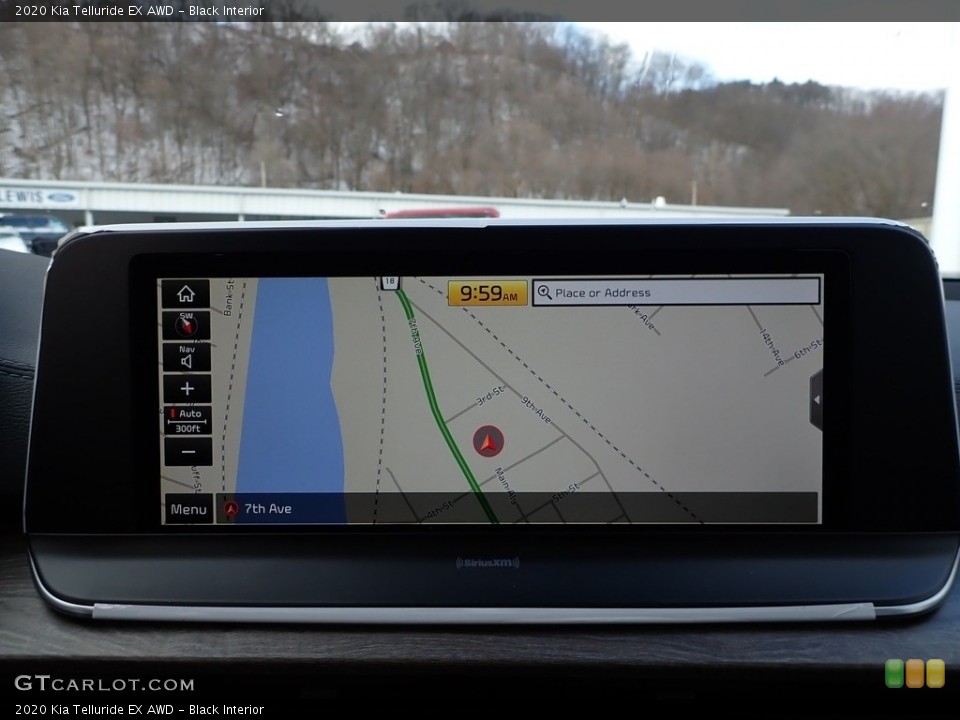 Black Interior Navigation for the 2020 Kia Telluride EX AWD #136885368