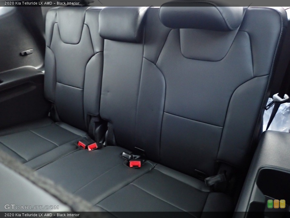 Black Interior Rear Seat for the 2020 Kia Telluride LX AWD #136885416