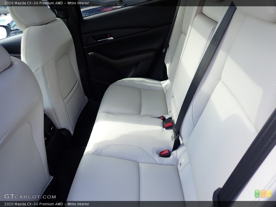 White Interior Rear Seat for the 2020 Mazda CX-30 Premium AWD #136889478