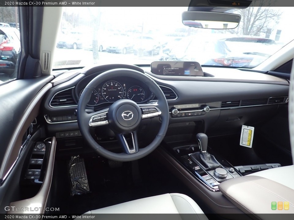 White Interior Photo for the 2020 Mazda CX-30 Premium AWD #136889499