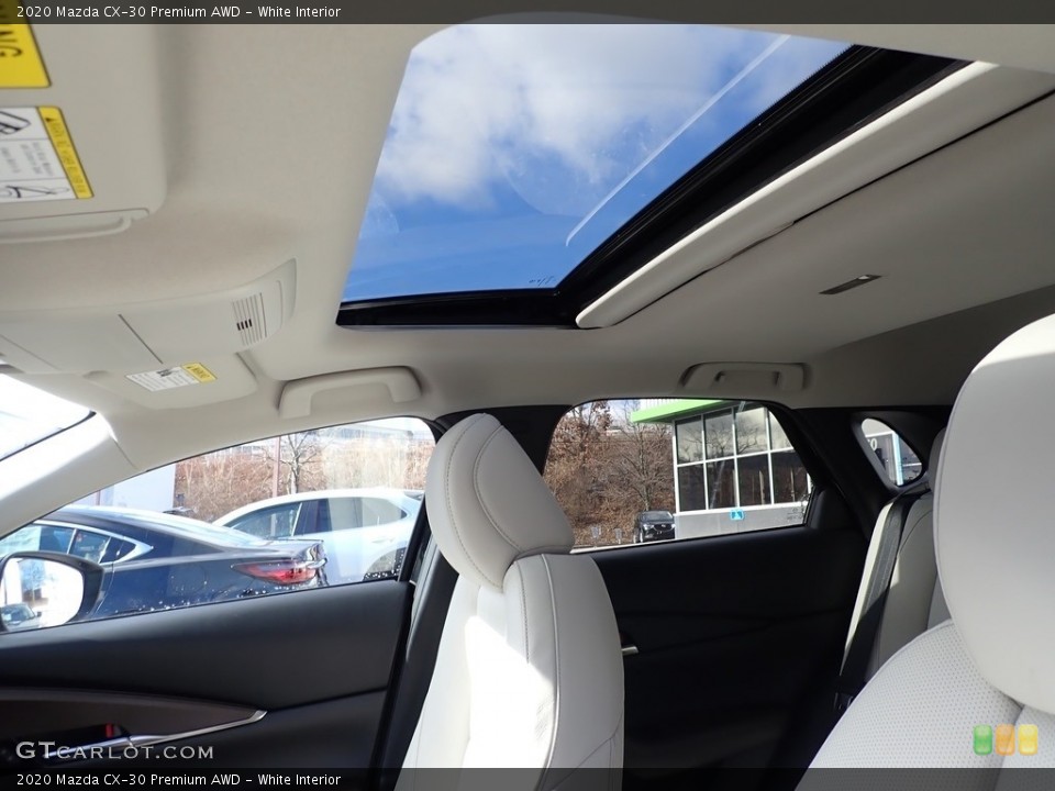 White Interior Sunroof for the 2020 Mazda CX-30 Premium AWD #136889586