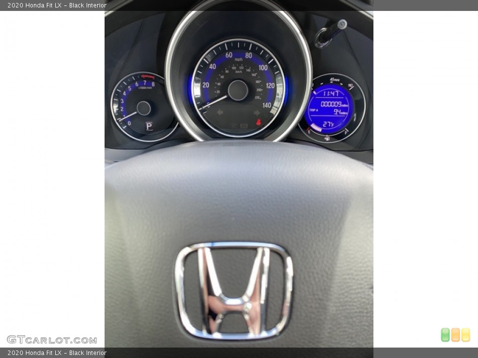 Black Interior Gauges for the 2020 Honda Fit LX #136893708