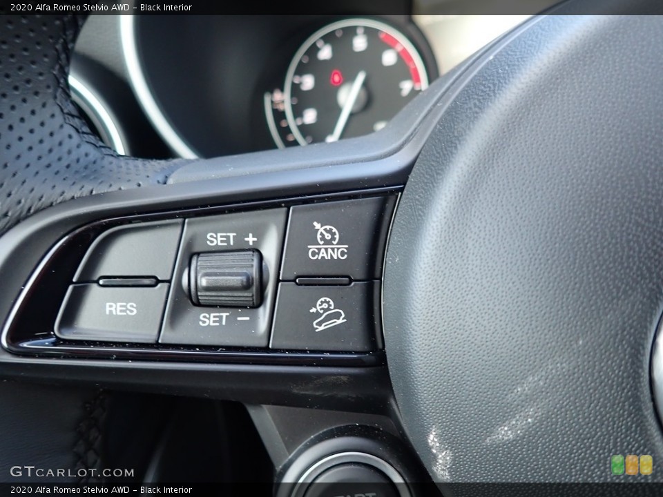 Black Interior Steering Wheel for the 2020 Alfa Romeo Stelvio AWD #136896819