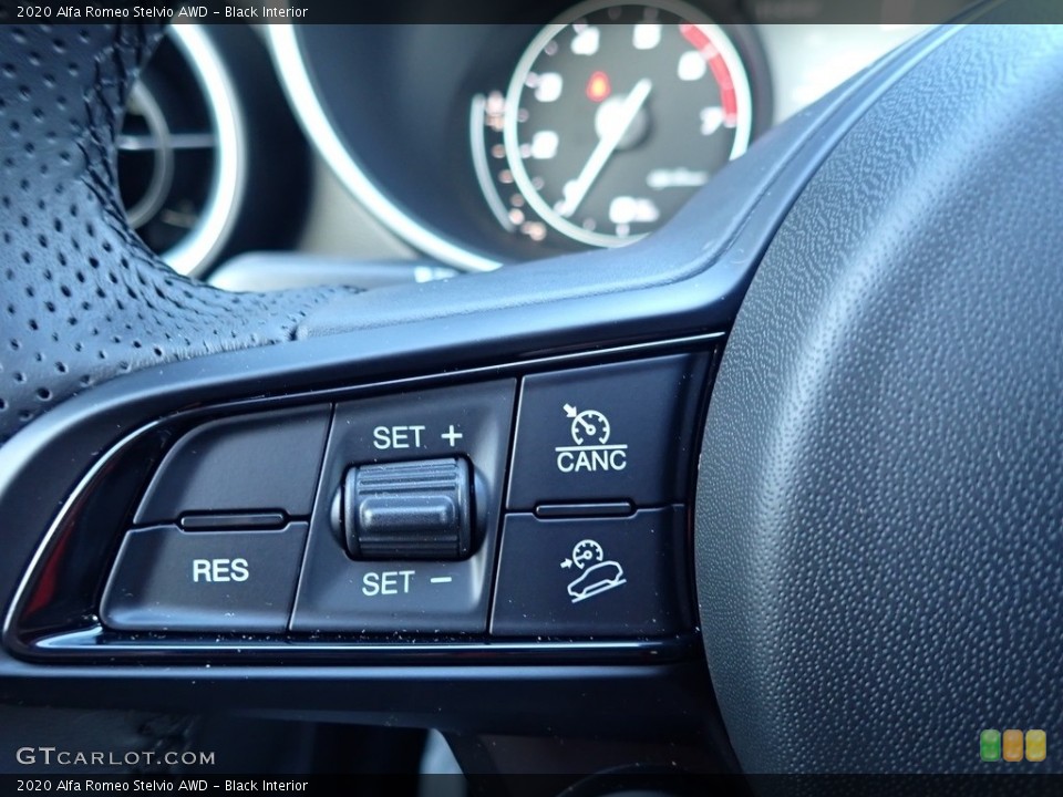 Black Interior Steering Wheel for the 2020 Alfa Romeo Stelvio AWD #136897254
