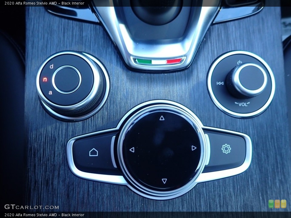 Black Interior Controls for the 2020 Alfa Romeo Stelvio AWD #136897272