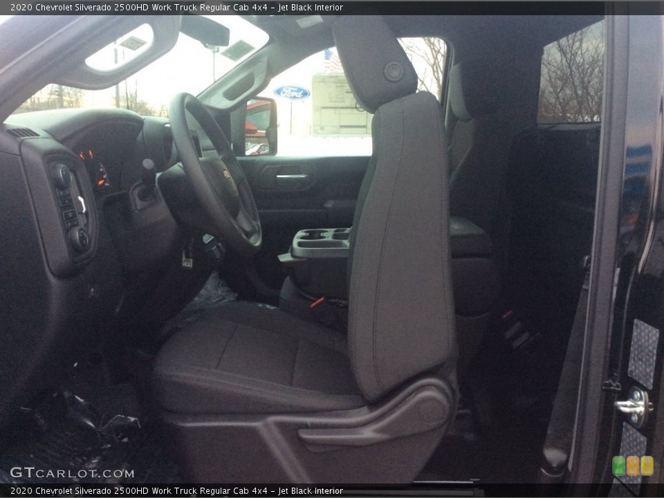 Jet Black Interior Front Seat for the 2020 Chevrolet Silverado 2500HD Work Truck Regular Cab 4x4 #136904488