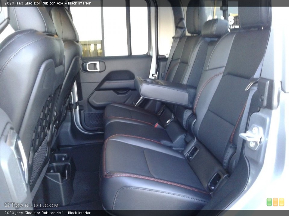 Black Interior Rear Seat for the 2020 Jeep Gladiator Rubicon 4x4 #136905178