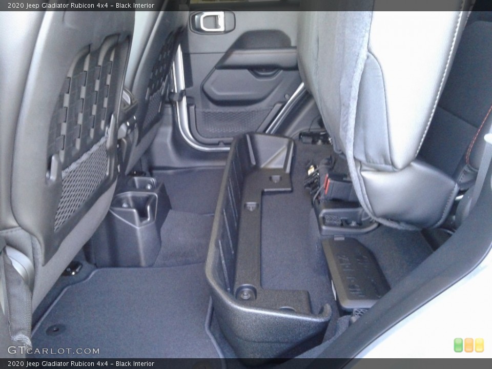 Black Interior Rear Seat for the 2020 Jeep Gladiator Rubicon 4x4 #136905205