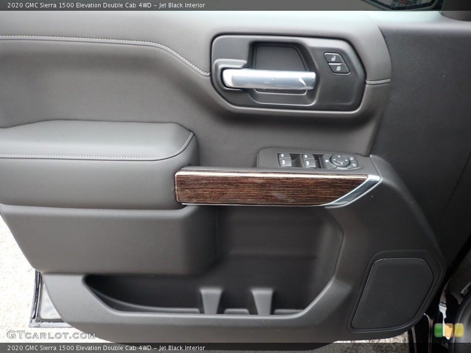 Jet Black Interior Door Panel for the 2020 GMC Sierra 1500 Elevation Double Cab 4WD #136905850