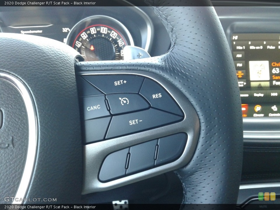Black Interior Steering Wheel for the 2020 Dodge Challenger R/T Scat Pack #136908709