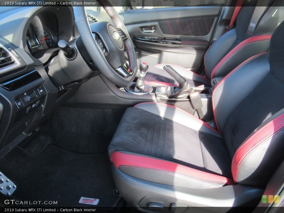Carbon Black Interior Front Seat for the 2019 Subaru WRX STI Limited #136909141