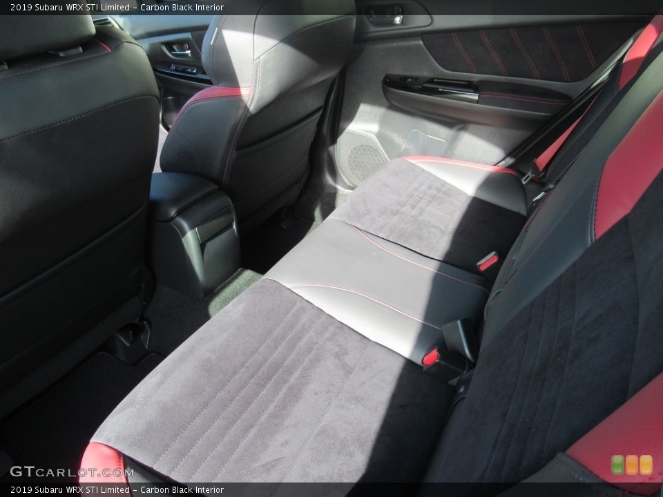 Carbon Black Interior Rear Seat for the 2019 Subaru WRX STI Limited #136909183