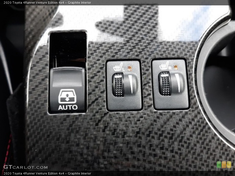 Graphite Interior Controls for the 2020 Toyota 4Runner Venture Edition 4x4 #136910551