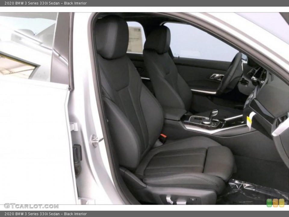 Black Interior Front Seat for the 2020 BMW 3 Series 330i Sedan #136914292