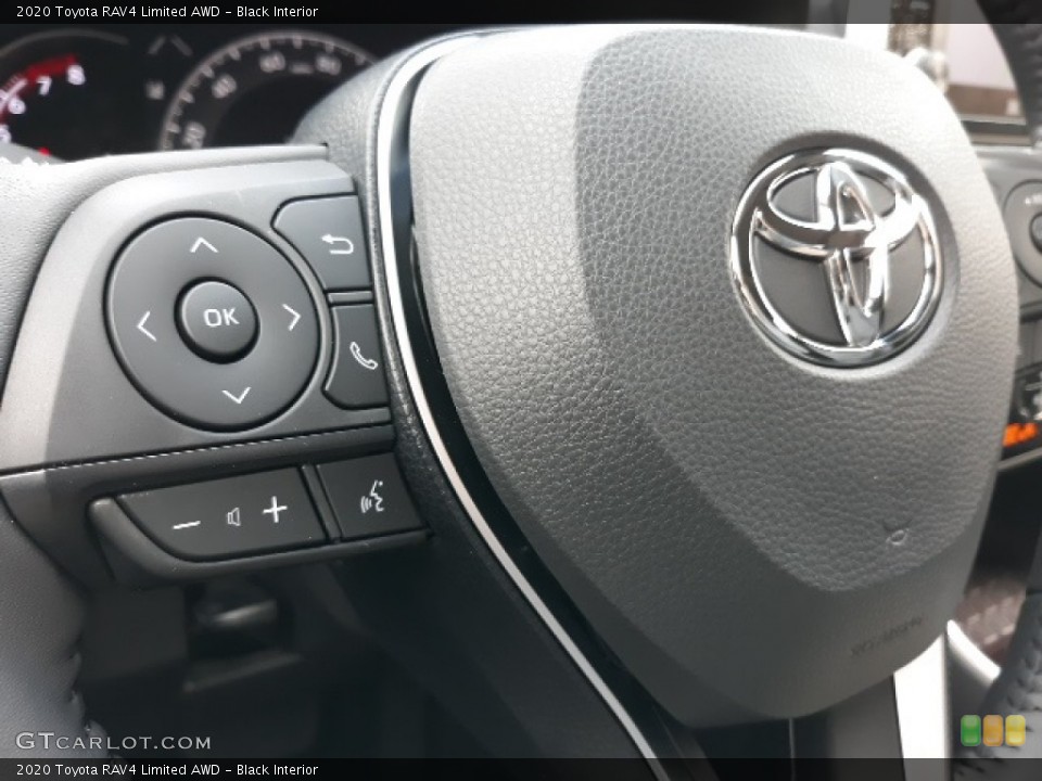 Black Interior Steering Wheel for the 2020 Toyota RAV4 Limited AWD #136914466
