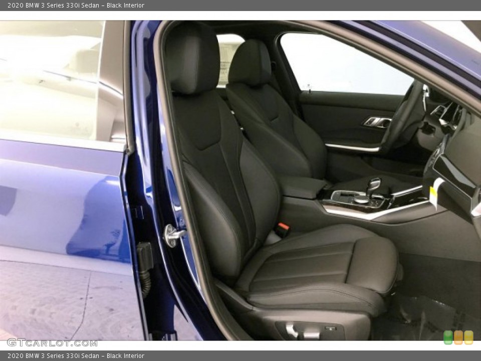 Black Interior Front Seat for the 2020 BMW 3 Series 330i Sedan #136914475