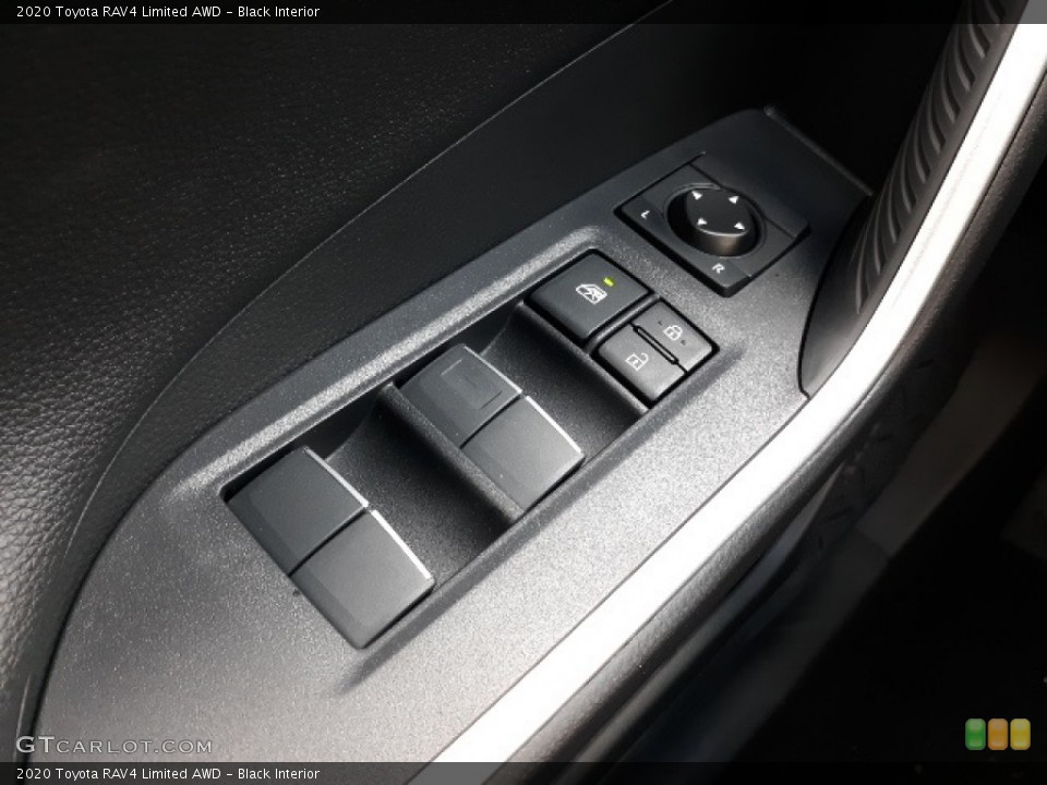 Black Interior Controls for the 2020 Toyota RAV4 Limited AWD #136914517