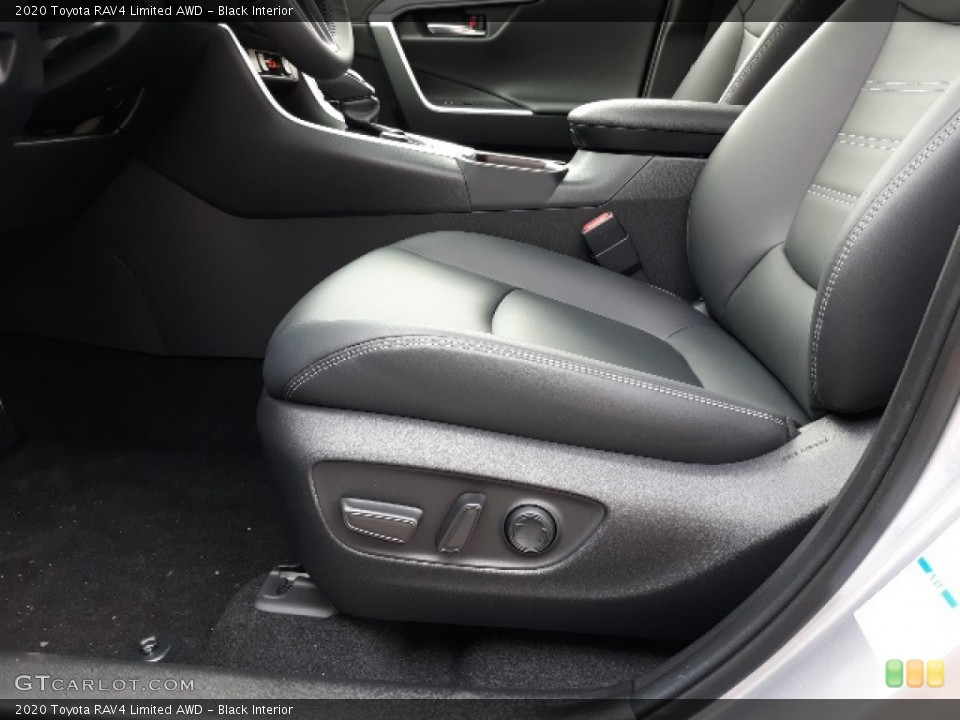 Black Interior Front Seat for the 2020 Toyota RAV4 Limited AWD #136914778