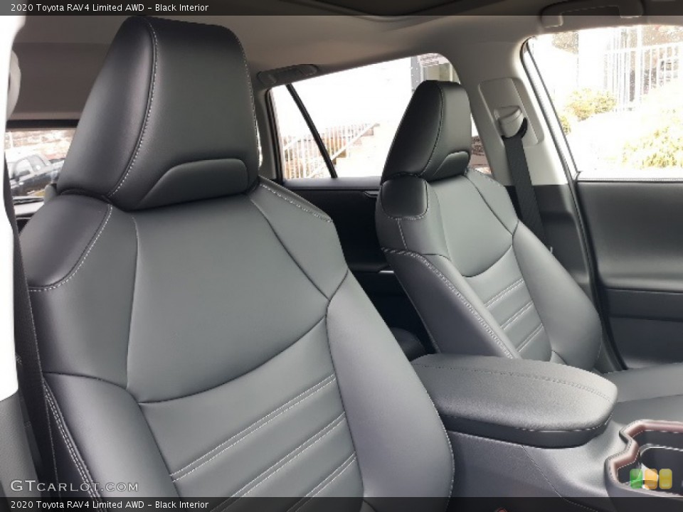 Black Interior Front Seat for the 2020 Toyota RAV4 Limited AWD #136915015