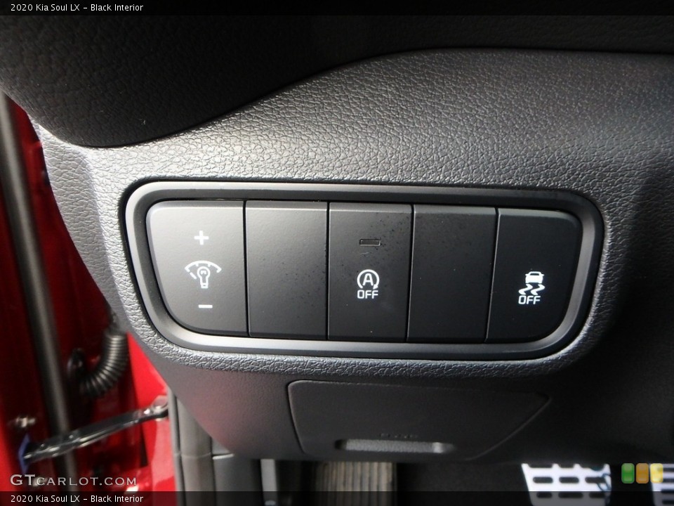Black Interior Controls for the 2020 Kia Soul LX #136917253