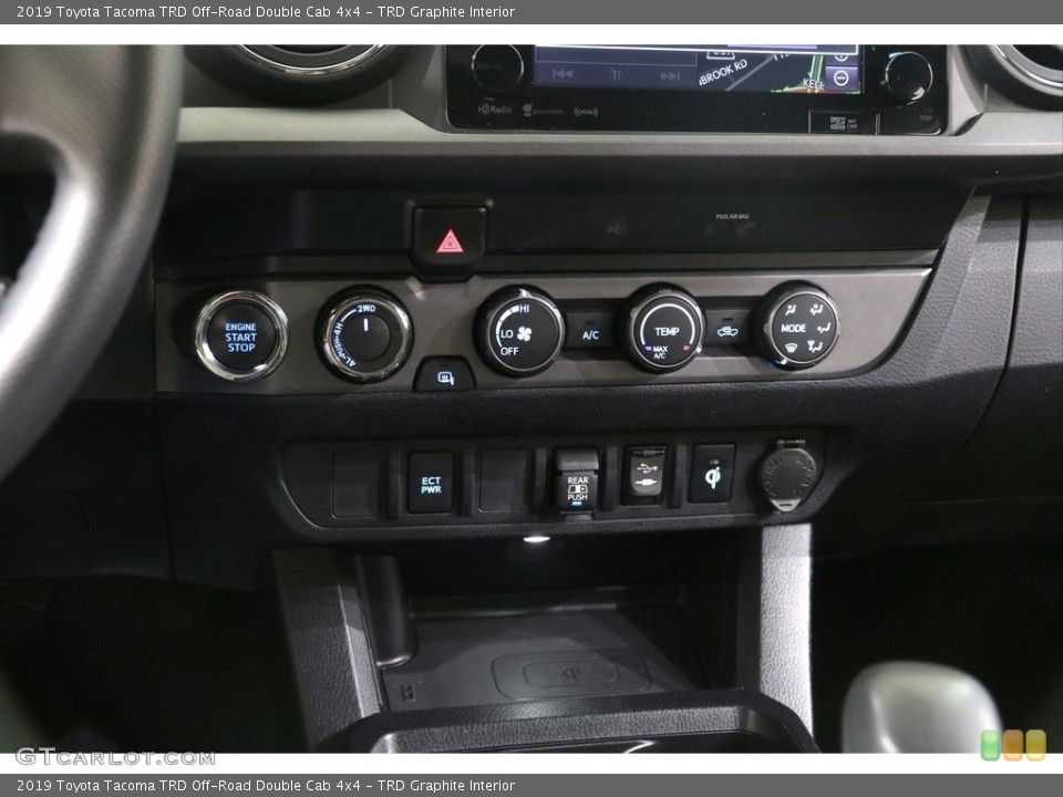 TRD Graphite Interior Controls for the 2019 Toyota Tacoma TRD Off-Road Double Cab 4x4 #136921458