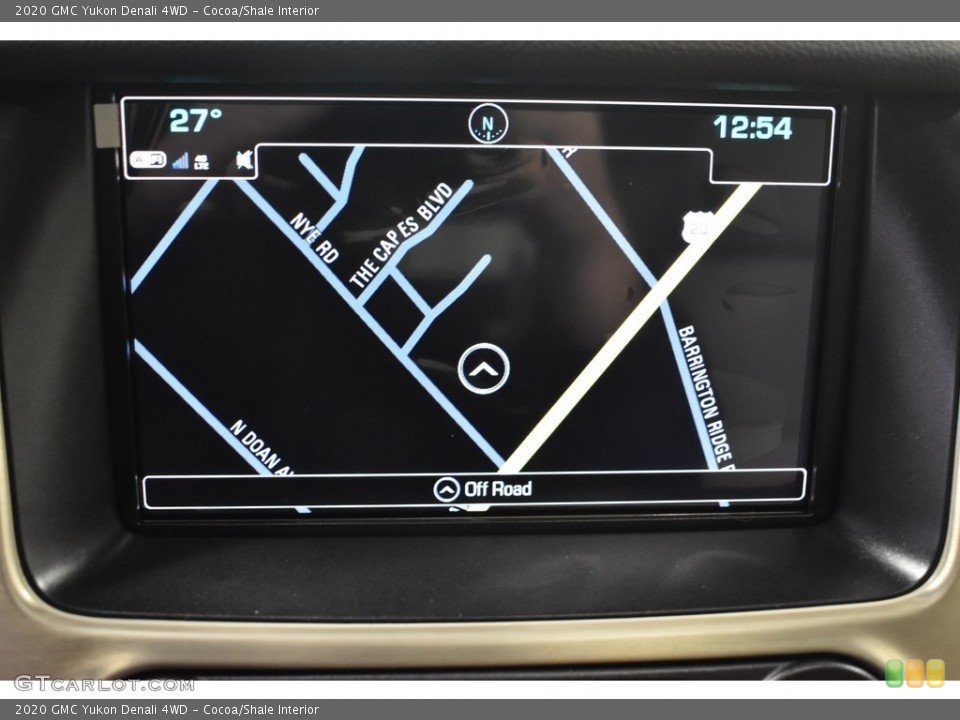 Cocoa/Shale Interior Navigation for the 2020 GMC Yukon Denali 4WD #136926633