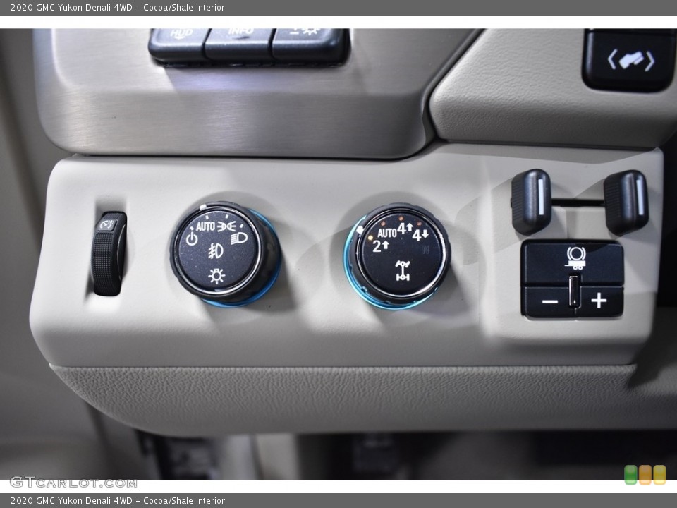 Cocoa/Shale Interior Controls for the 2020 GMC Yukon Denali 4WD #136926669