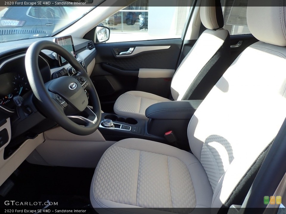 Sandstone Interior Front Seat for the 2020 Ford Escape SE 4WD #136927002