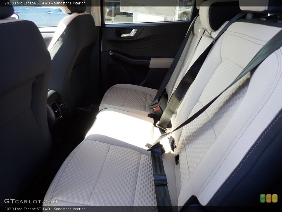 Sandstone Interior Rear Seat for the 2020 Ford Escape SE 4WD #136927020