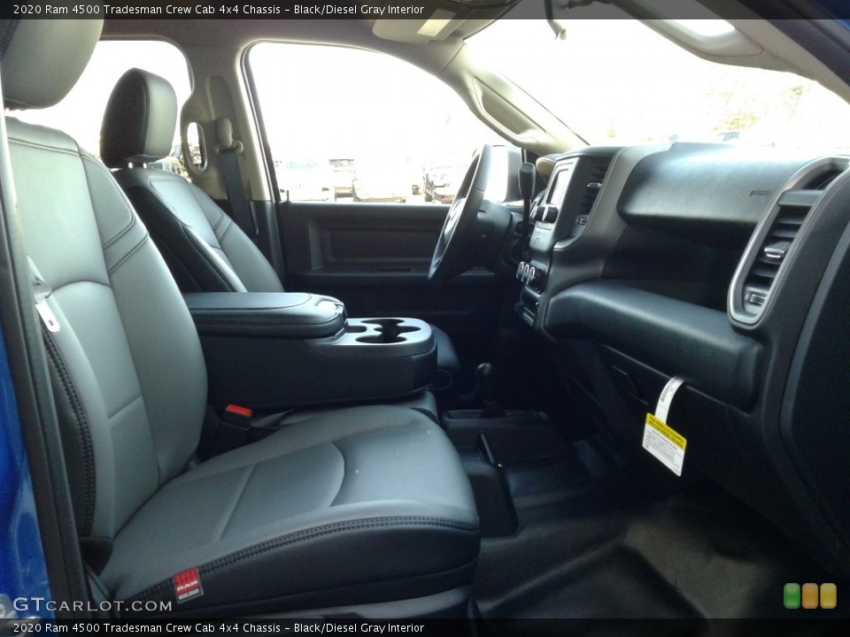 Black/Diesel Gray Interior Photo for the 2020 Ram 4500 Tradesman Crew Cab 4x4 Chassis #136929168
